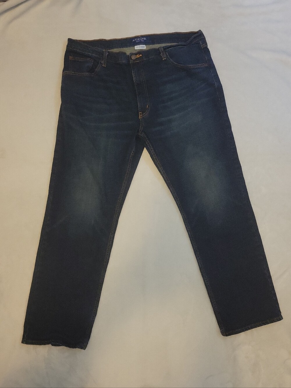 Arizona Jean Co Men's 38 30 Flex Jeans Relaxed Straight Leg